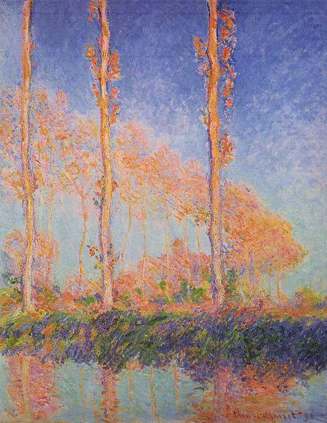 Claude Monet Poplars, china oil painting image